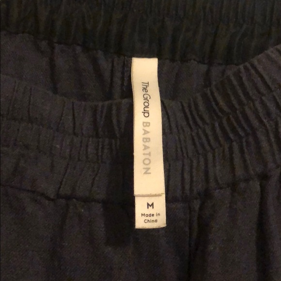 Linen wide leg crop pant - Picture 7 of 10